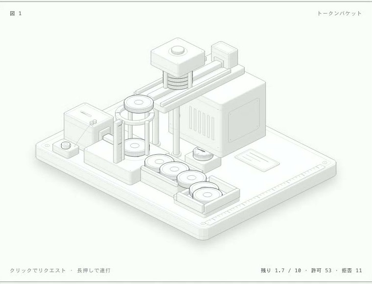 長押しで連打。筒が空になると「429」の旗が上がる
