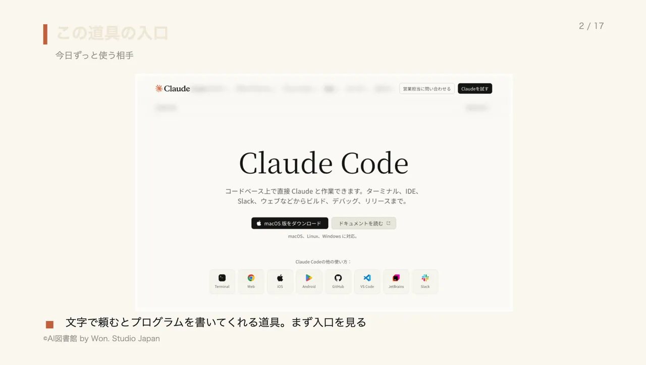 この道具の入口